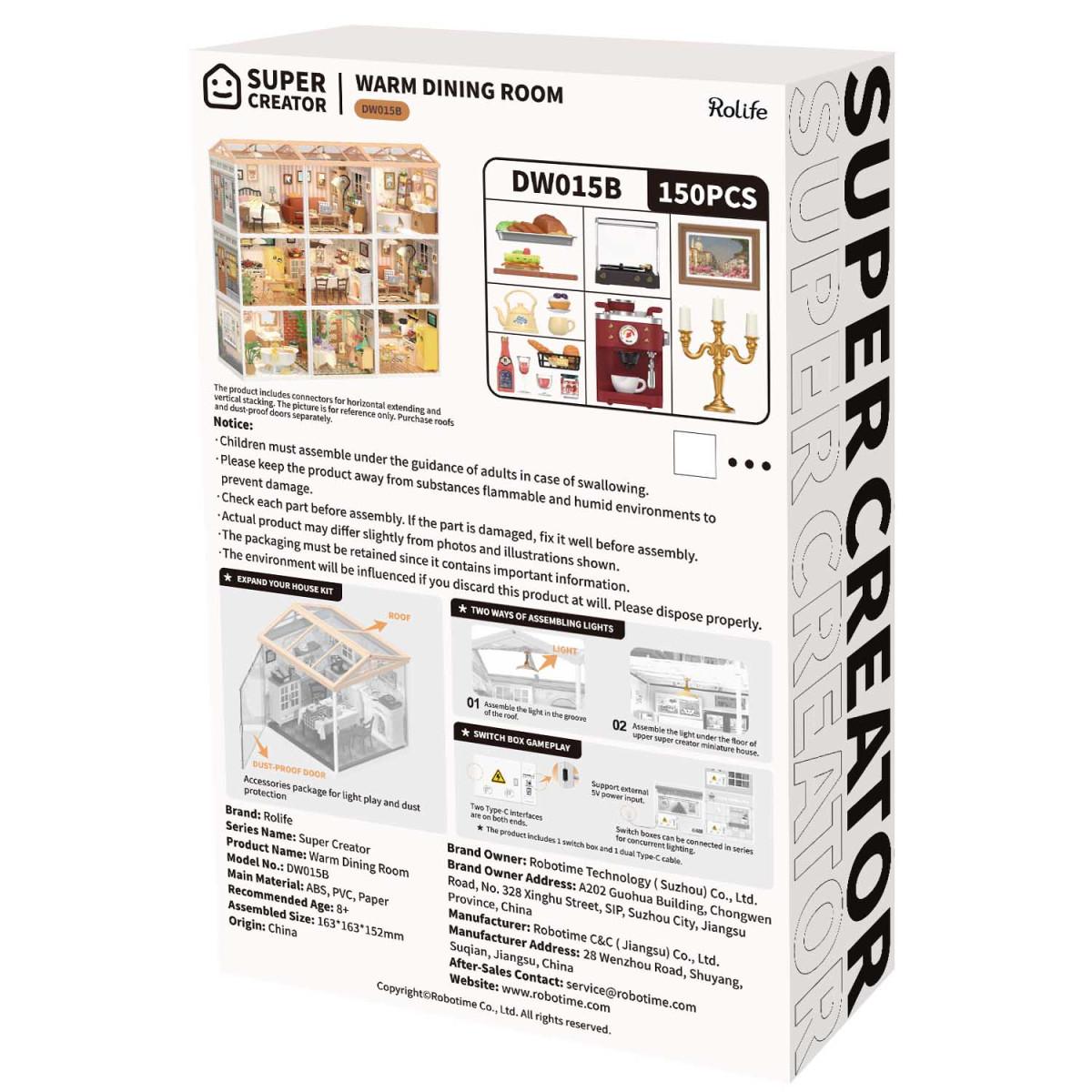 Maketa za slaganje TRPEZARIJA - Super Creator 