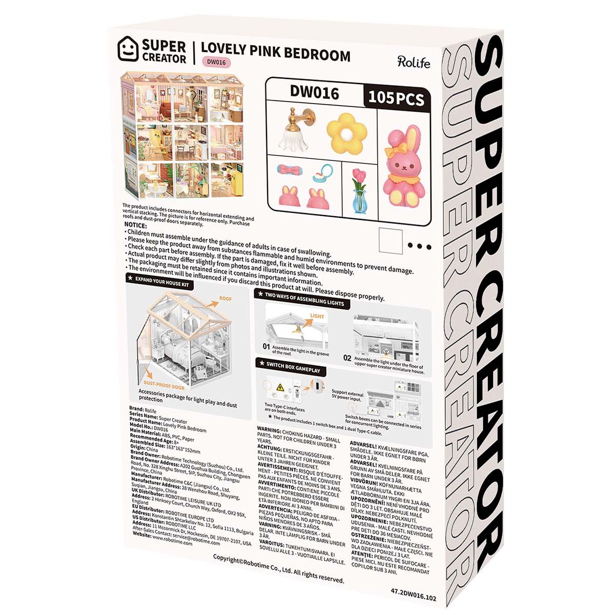 Maketa za slaganje SPAVAĆA SOBA - Super Creator 