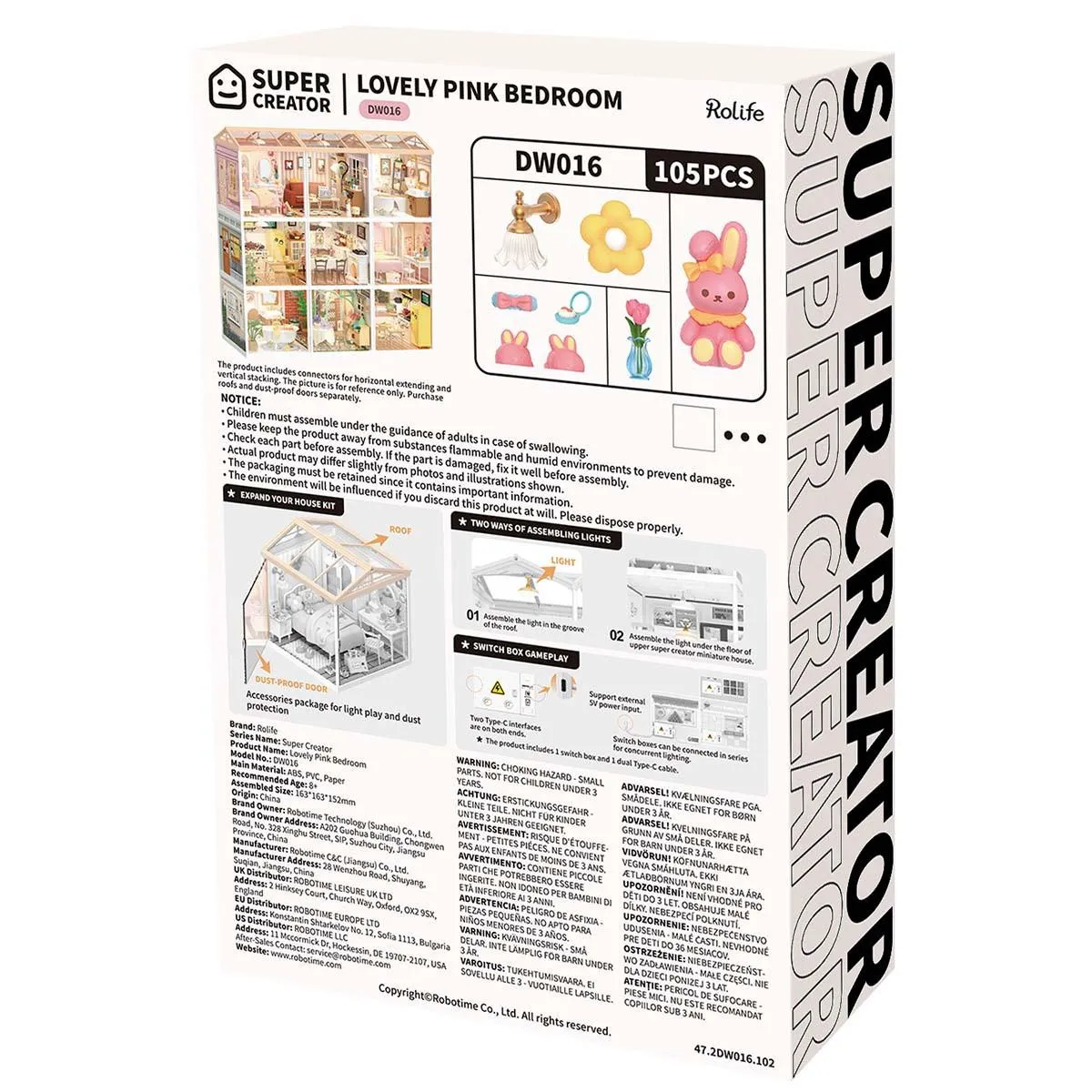 Maketa za slaganje SPAVAĆA SOBA - Super Creator 