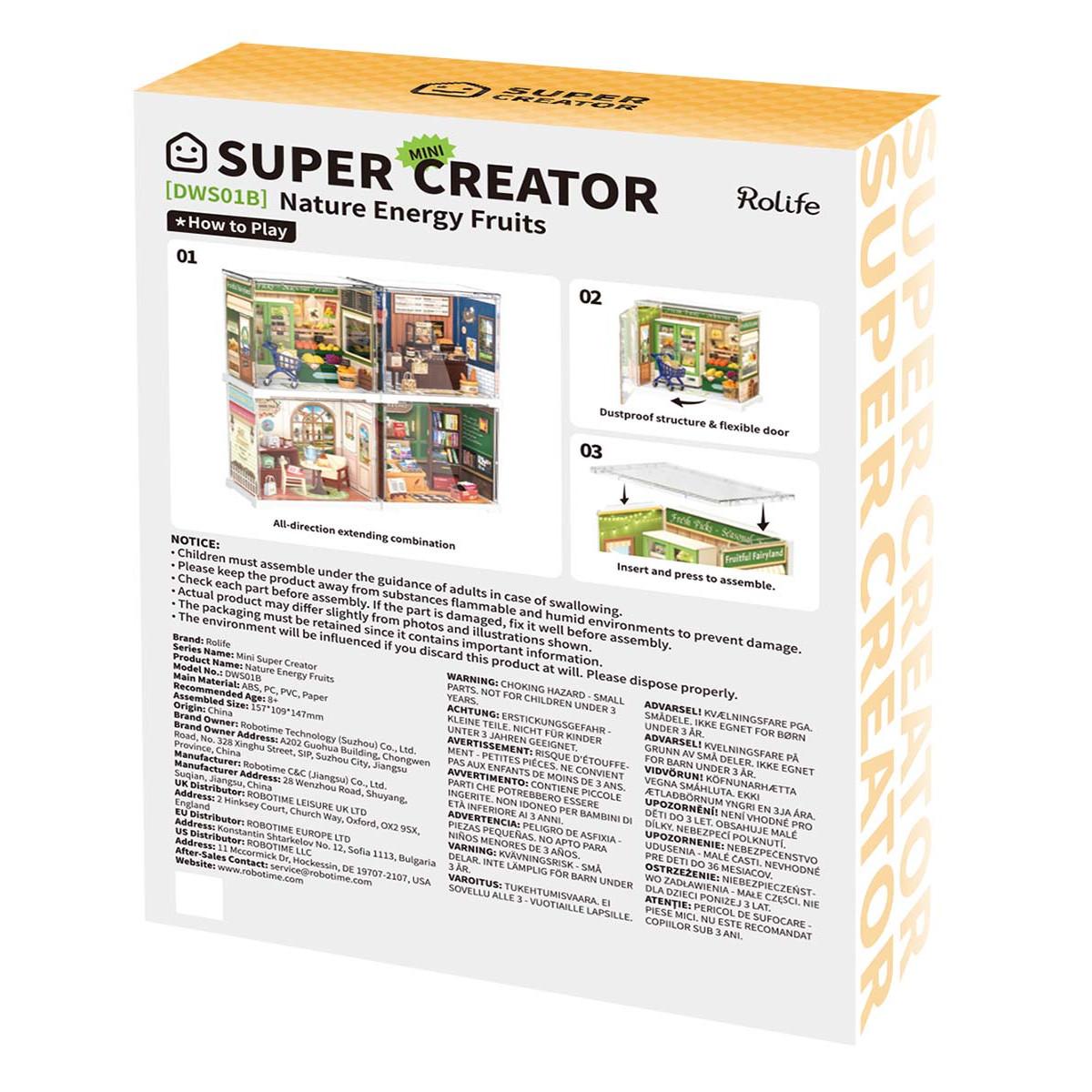 Maketa za slaganje PRODAVNICA VOĆA - Mini Super Creator 