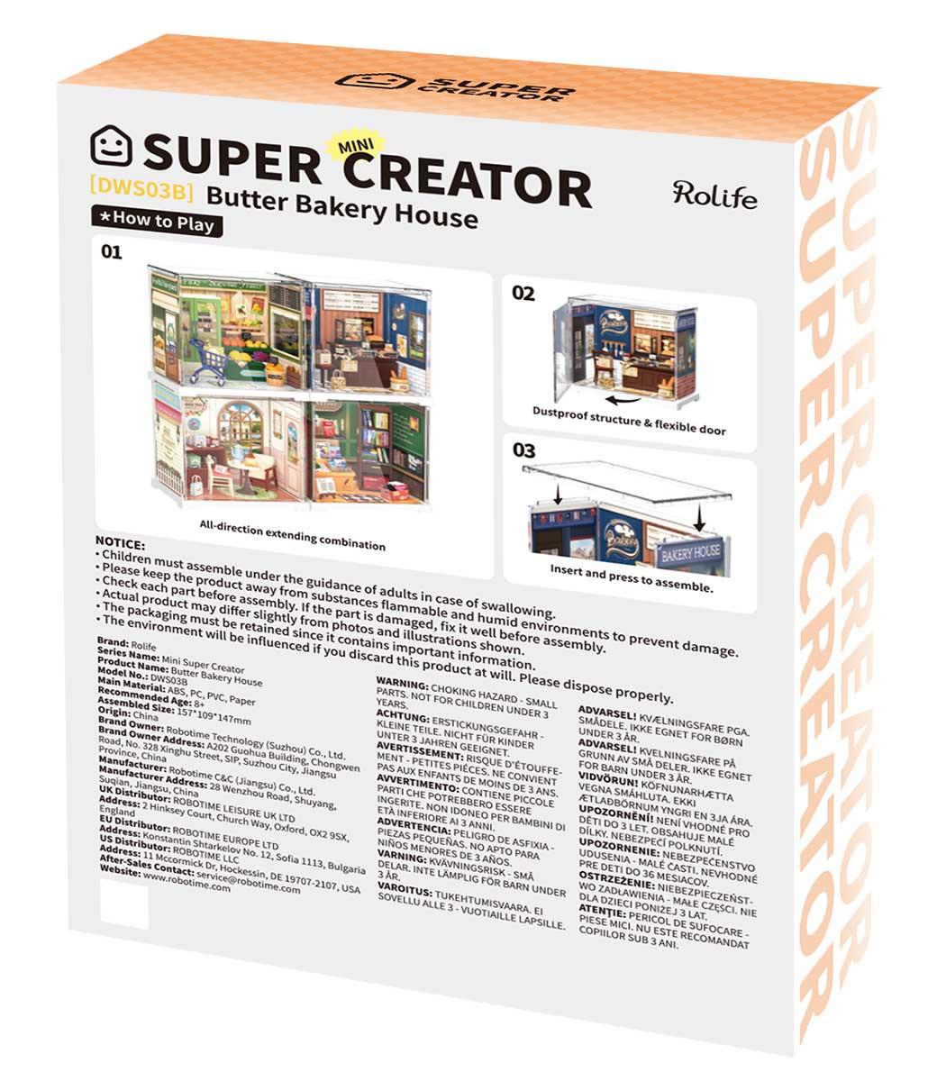 Maketa za slaganje PEKARA - Mini Super Creator 