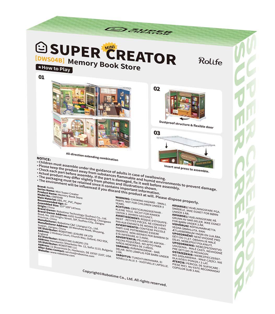 Maketa za slaganje KNJIŽARA - Mini Super Creator 