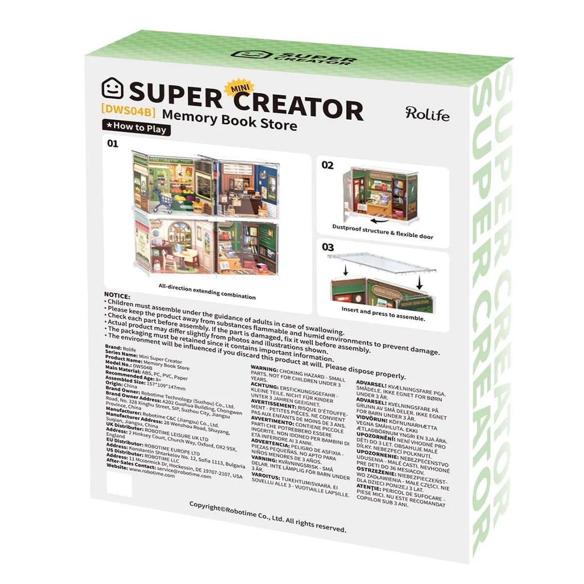 Maketa za slaganje KNJIŽARA - Mini Super Creator 