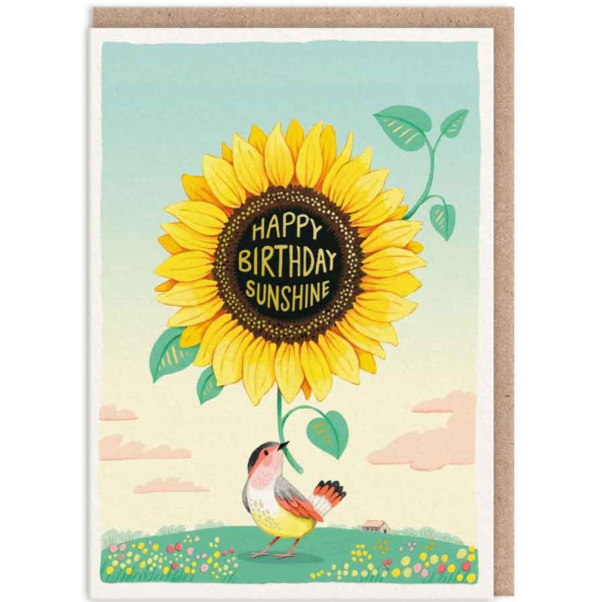 Čestitka Sunflower 