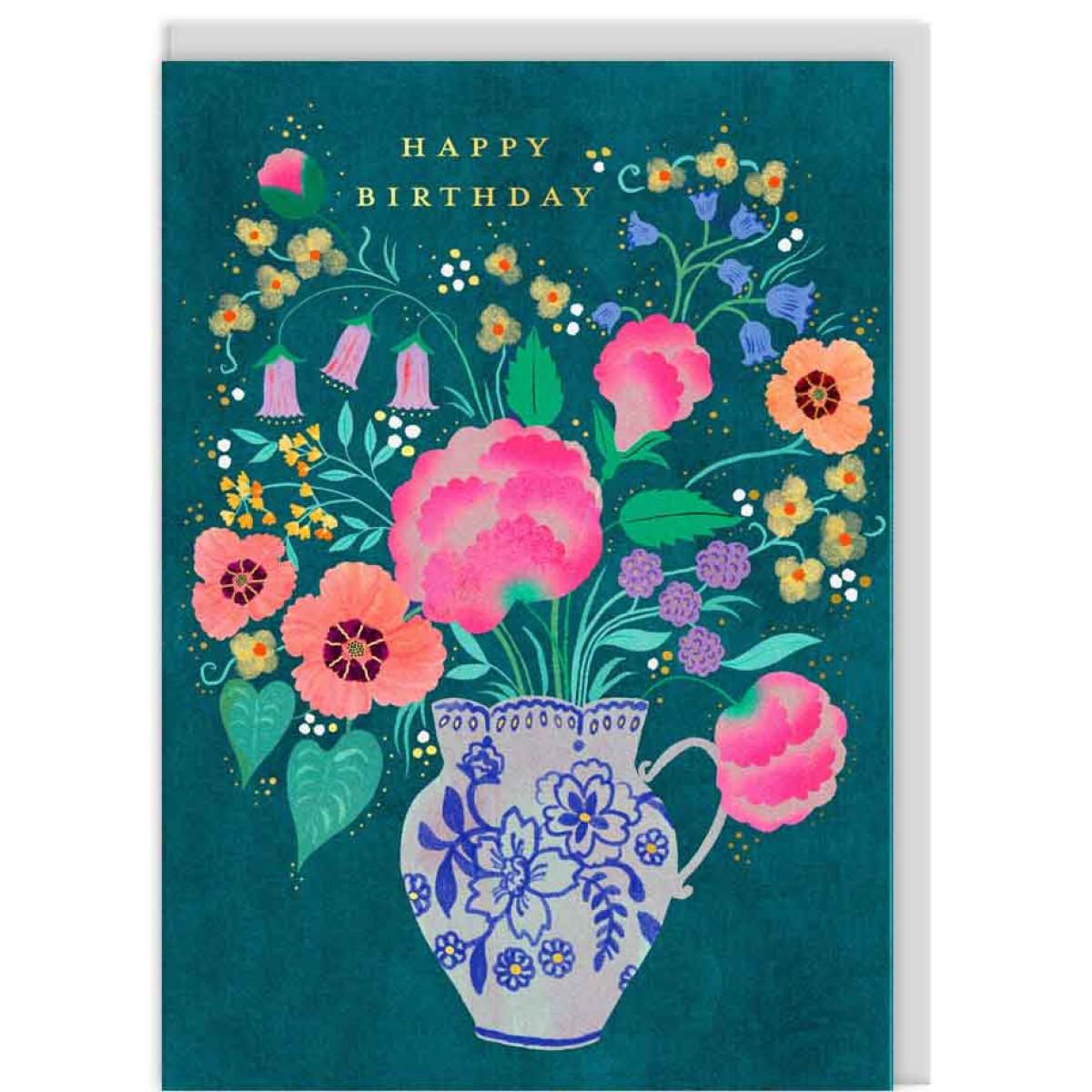 Čestitka Flower Vase 