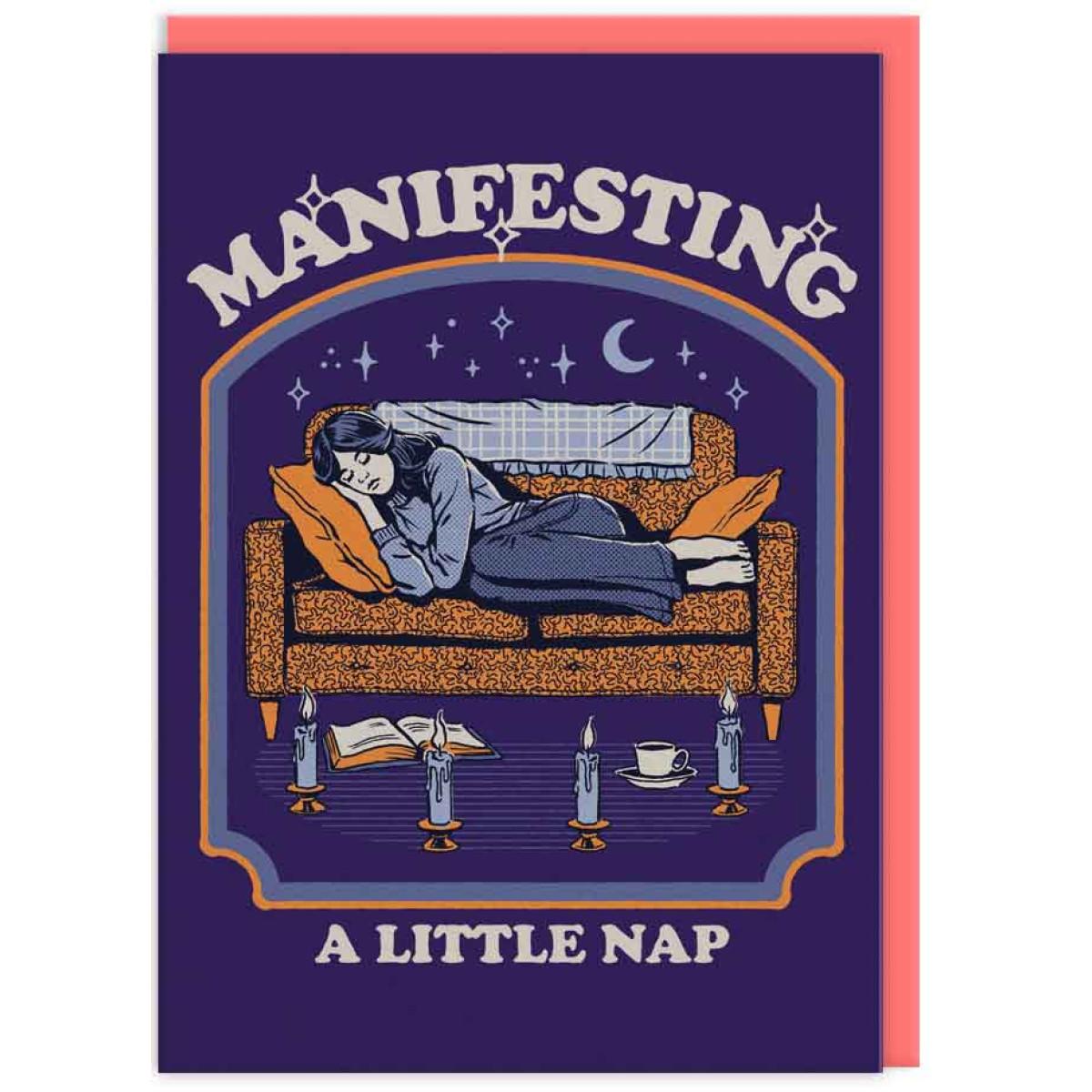 Čestitka Manifesting A Little Nap 