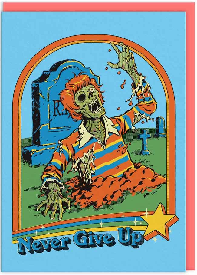 Čestitka Never Give Up 