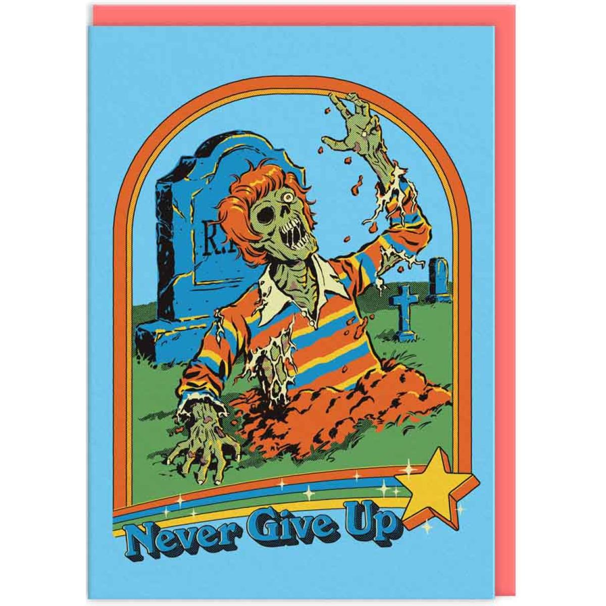 Čestitka Never Give Up 