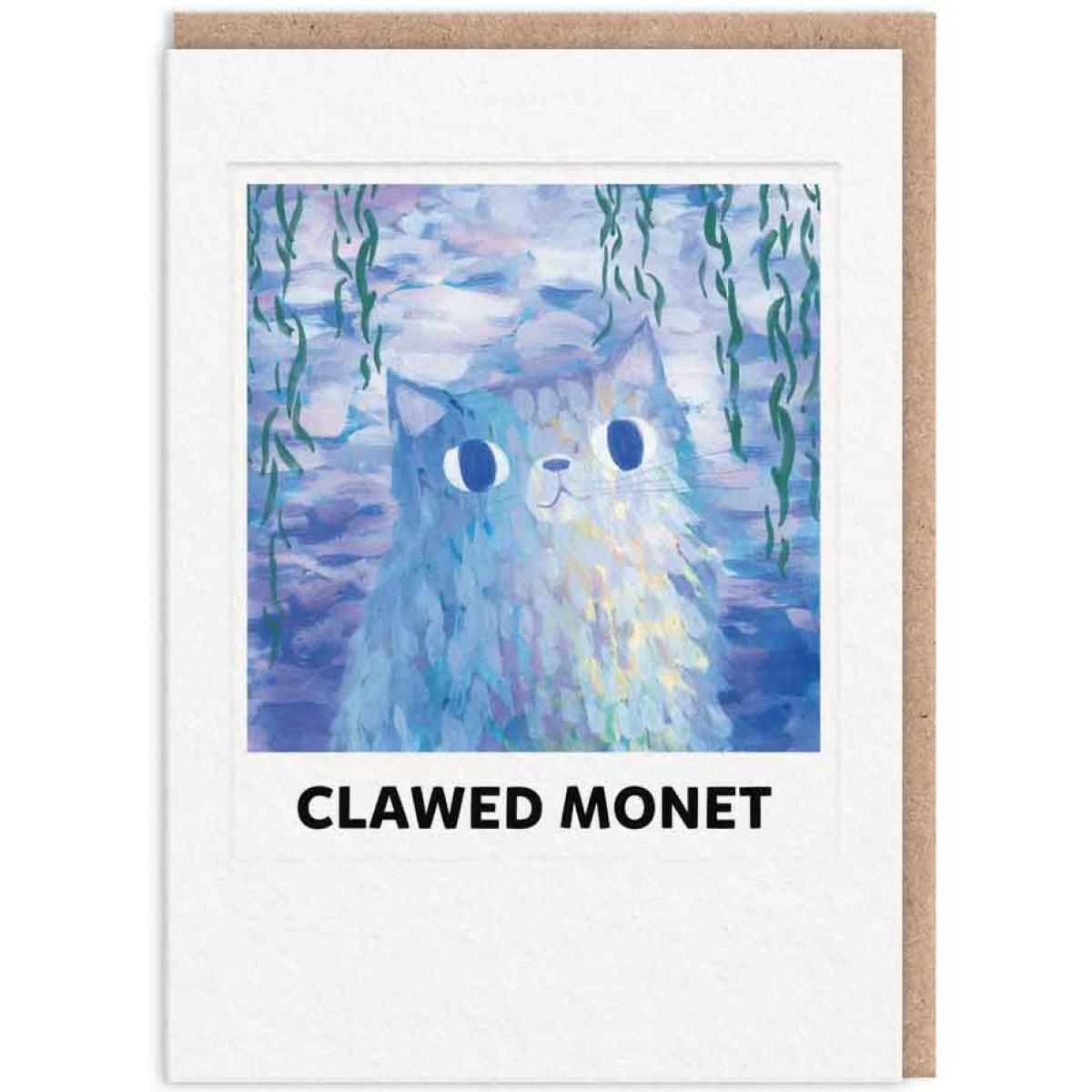 Čestitka Clawed Monet 