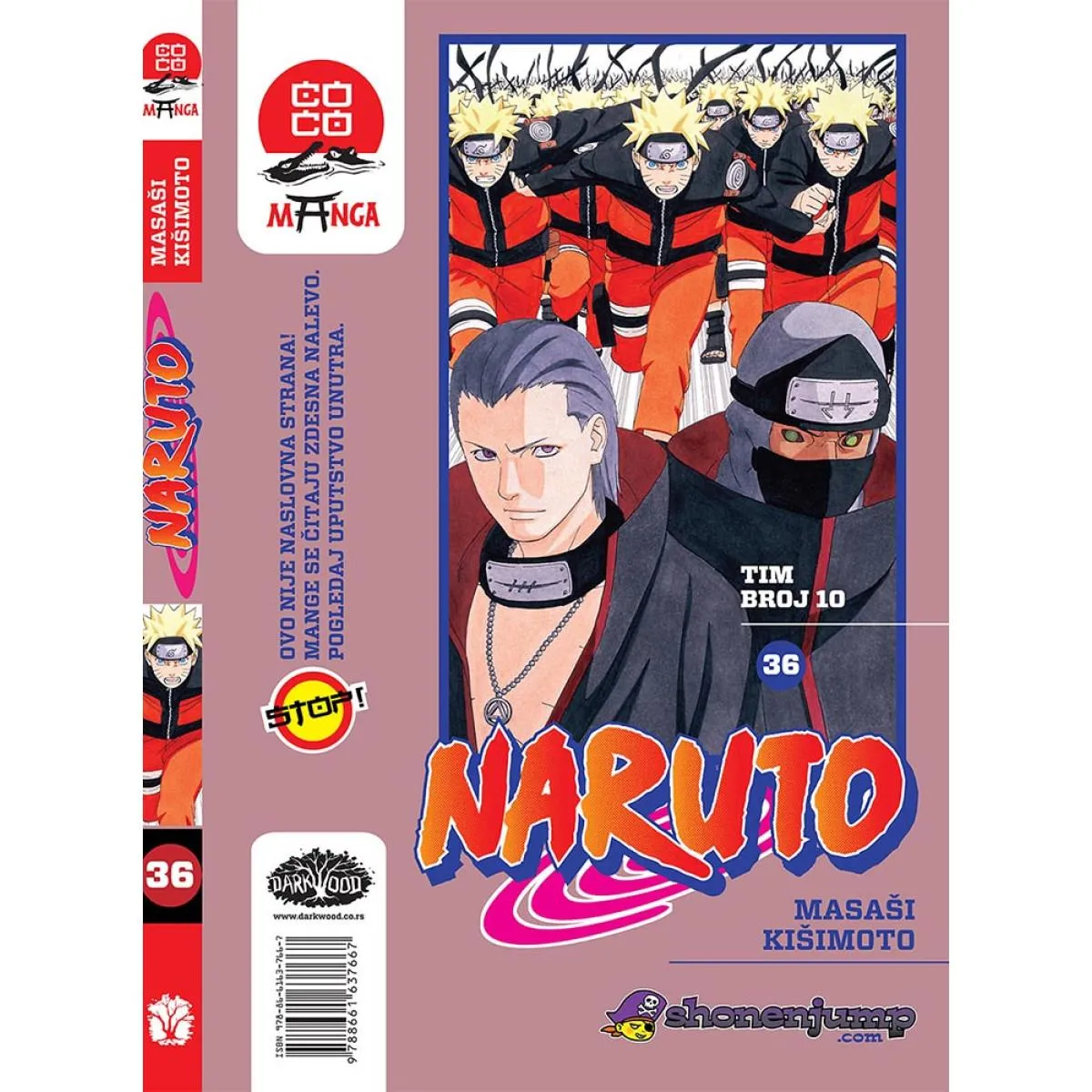 NARUTO 36 Tim broj 10 