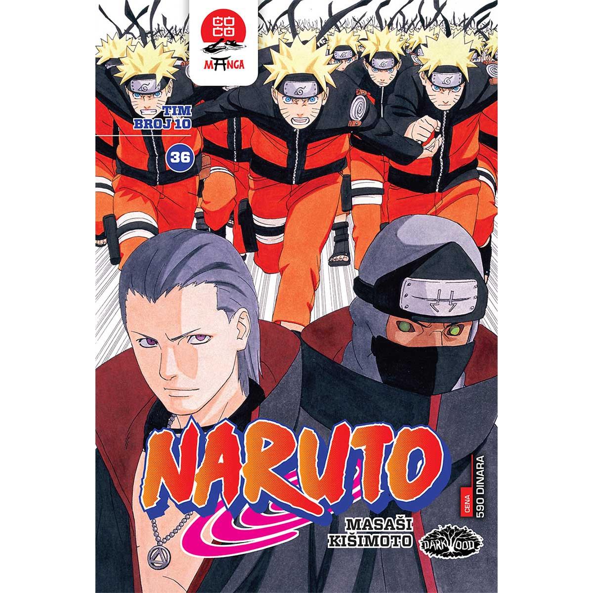 NARUTO 36 Tim broj 10 