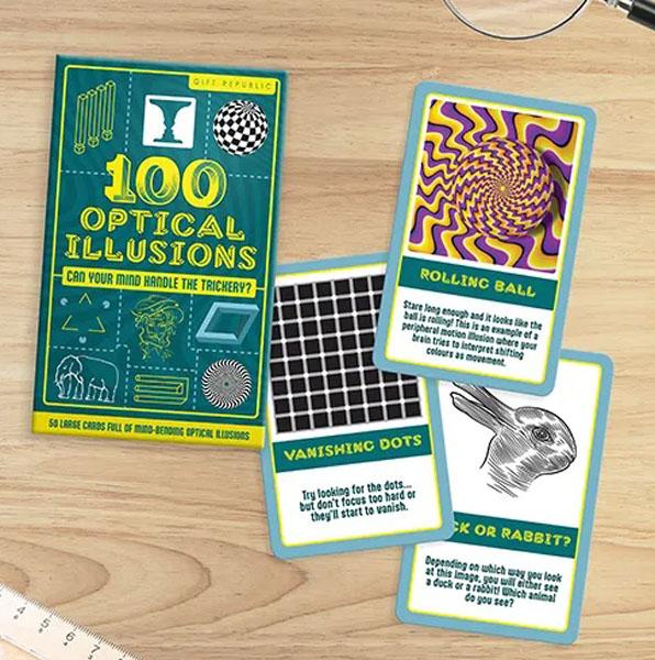 Društvena igra 100 OPTIČKIH ILUZIJA 