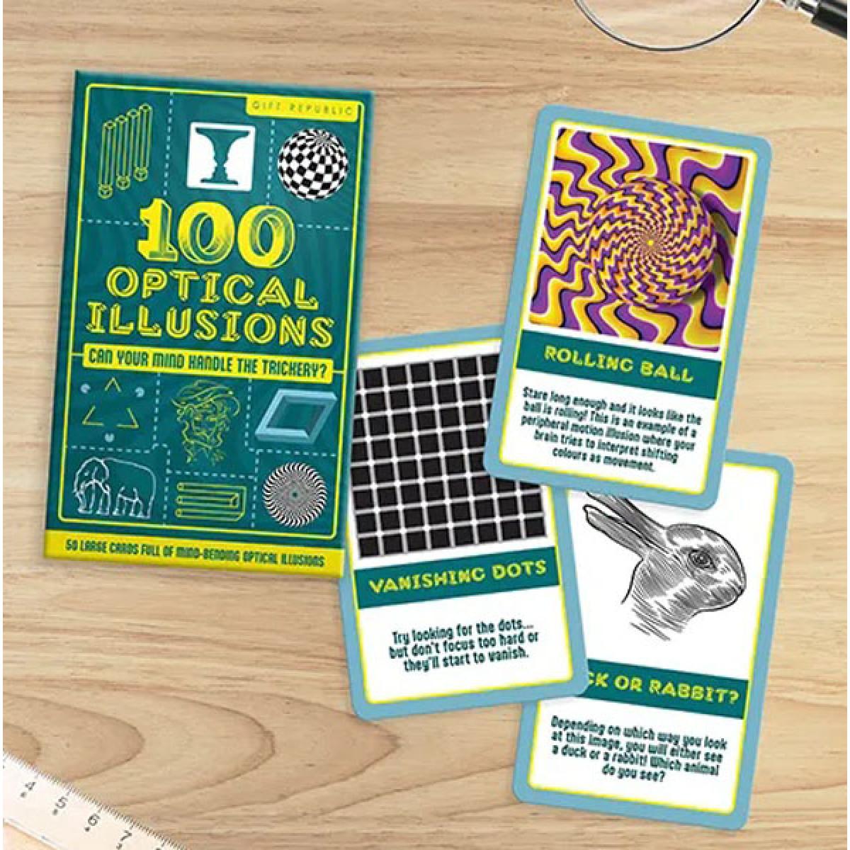 Društvena igra 100 OPTIČKIH ILUZIJA 
