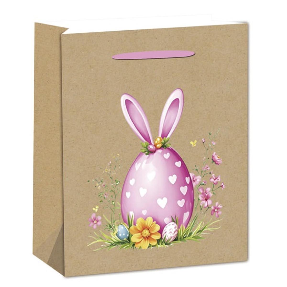 Uskršnja kesa PINK EGG M 