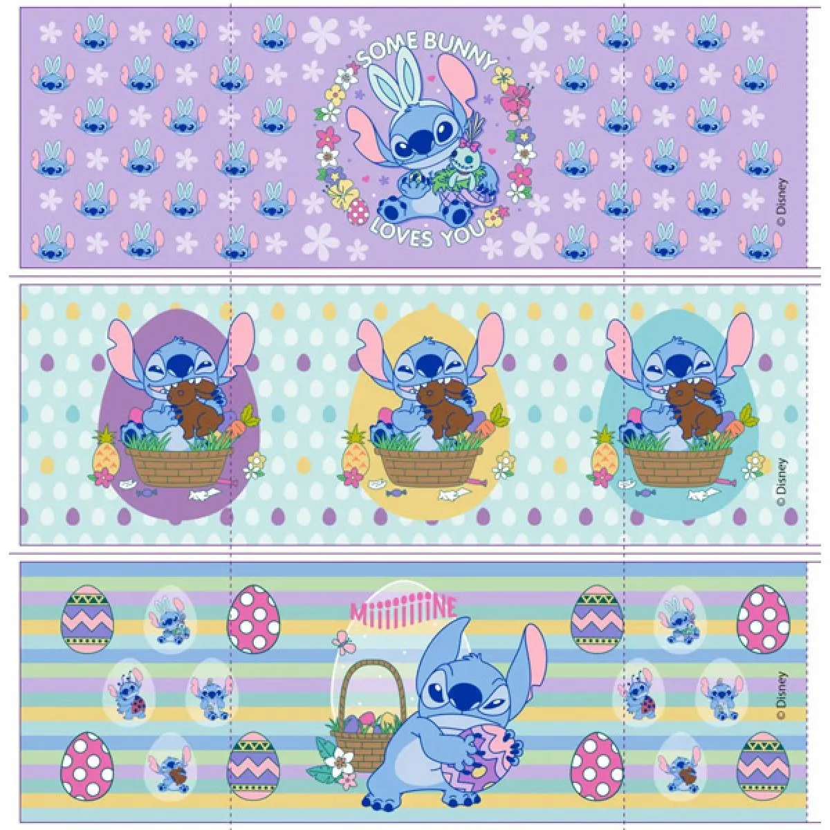 STITCH 12 dekoracija za uskršnja jaja 