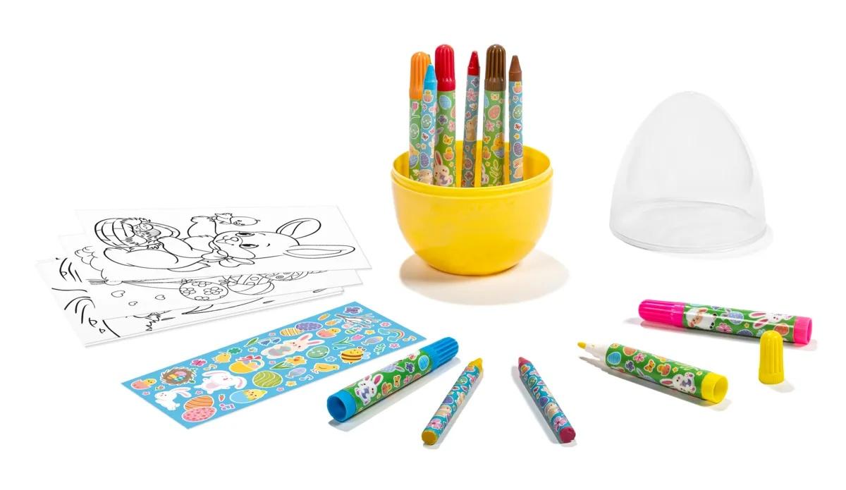 Kreativni set: bojanka, flomasteri i stikeri USKRS 