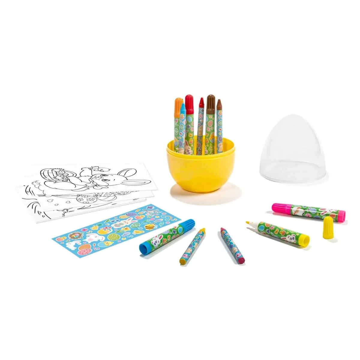 Kreativni set: bojanka, flomasteri i stikeri USKRS 