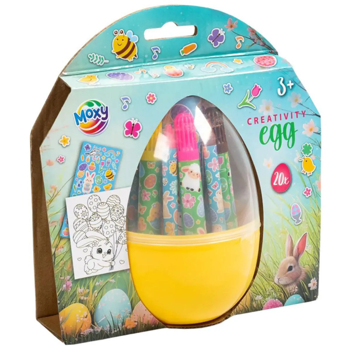 Kreativni set: bojanka, flomasteri i stikeri USKRS 