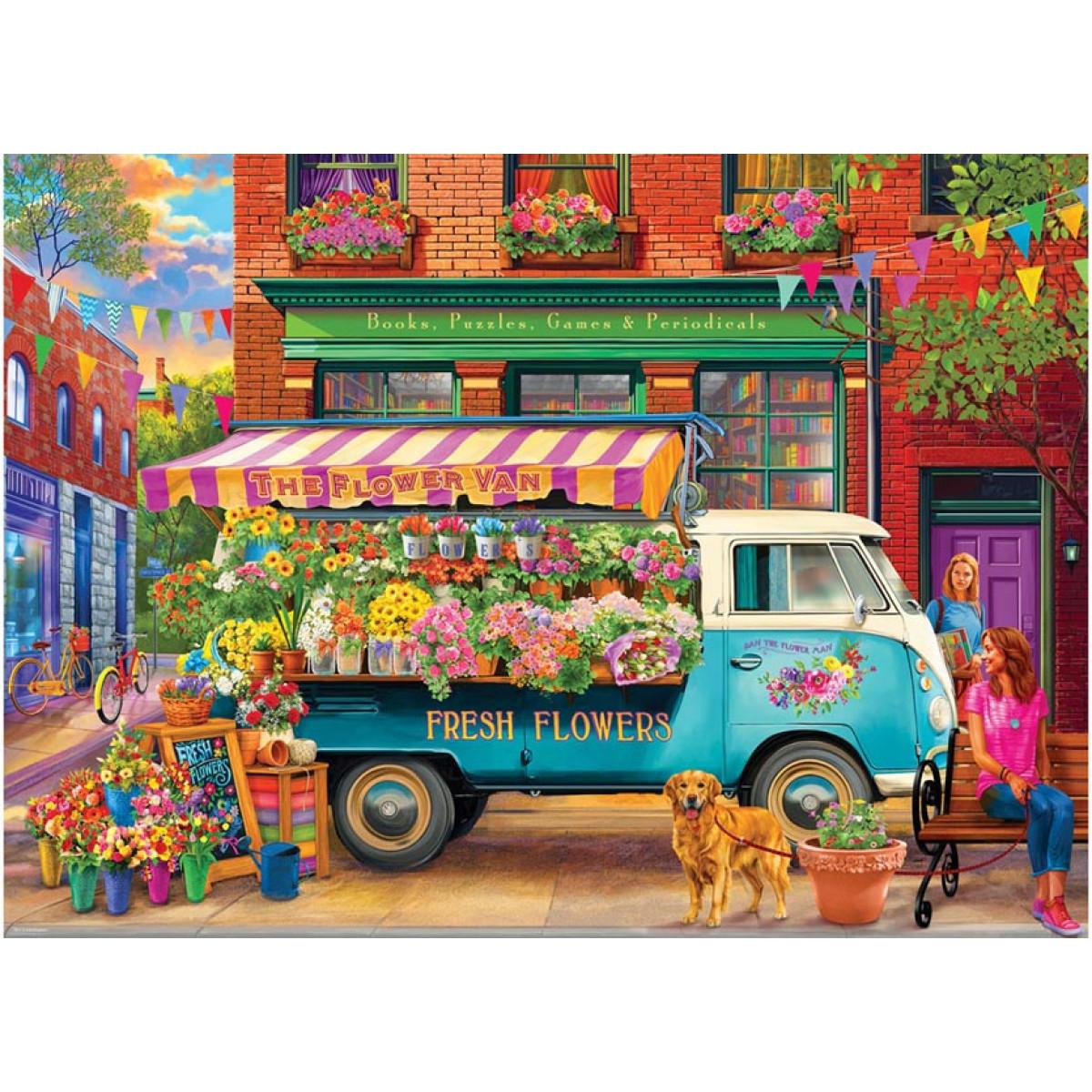 Puzzle VW - The Flower Van 1000kom 