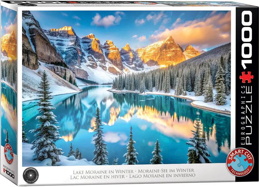 Puzzle Lake Morraine in Winter 1000kom 
