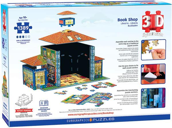 3D puzzle KNJIŽARA 