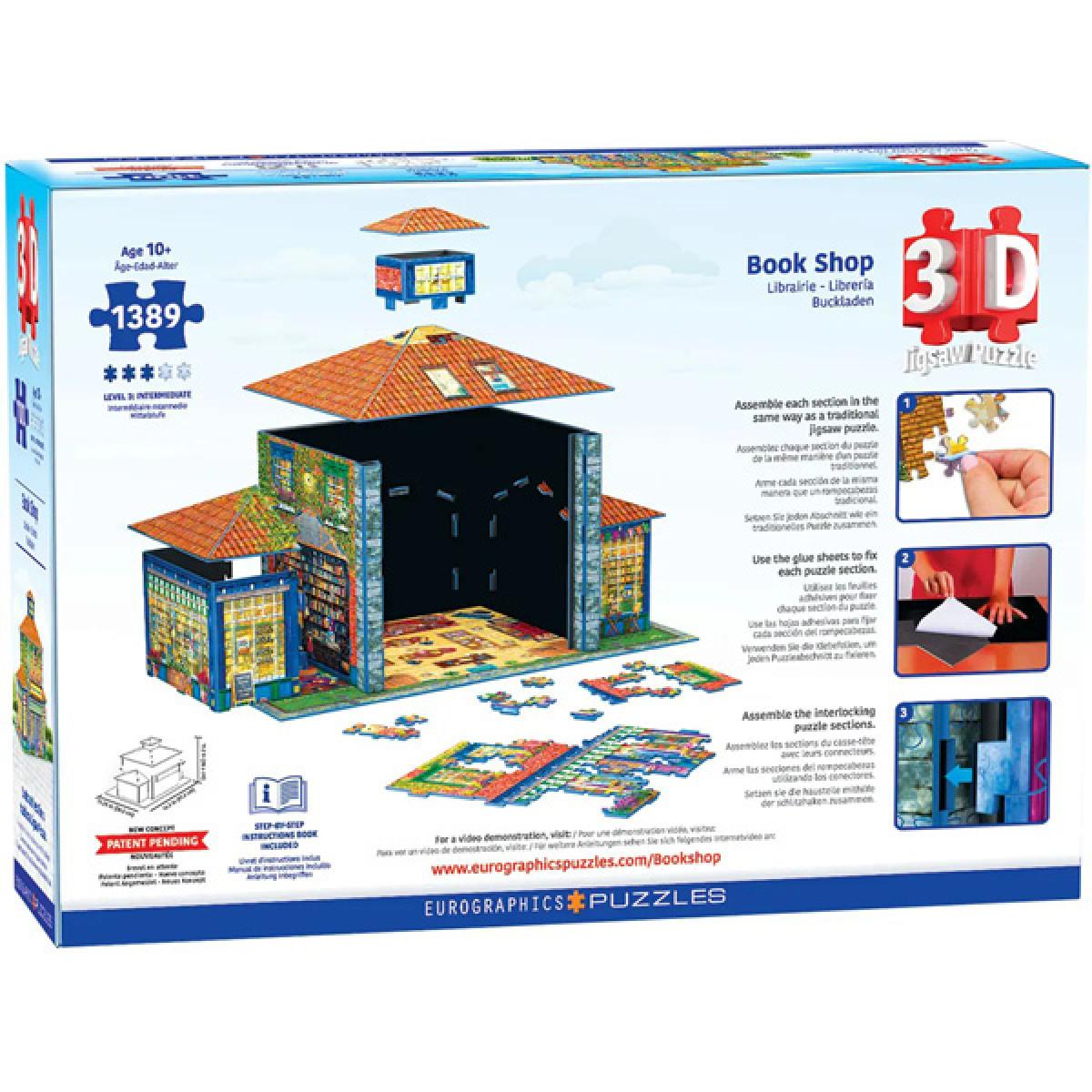 3D puzzle KNJIŽARA 