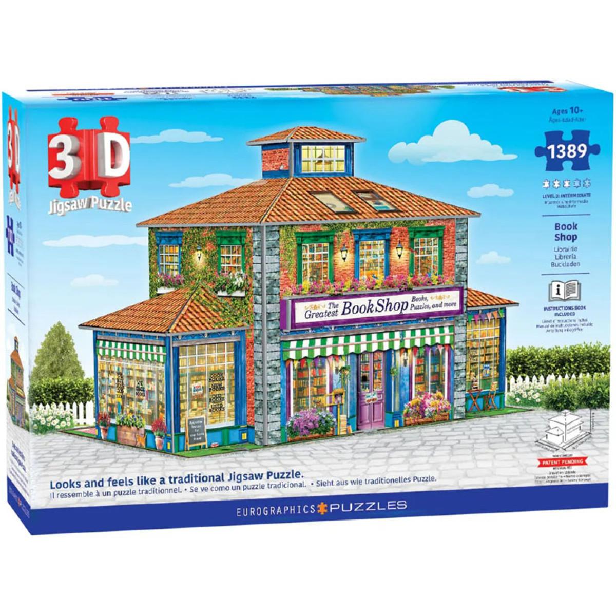 3D puzzle KNJIŽARA 