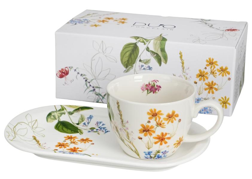 Set šolja i tanjirić COLORS OF NATURE 