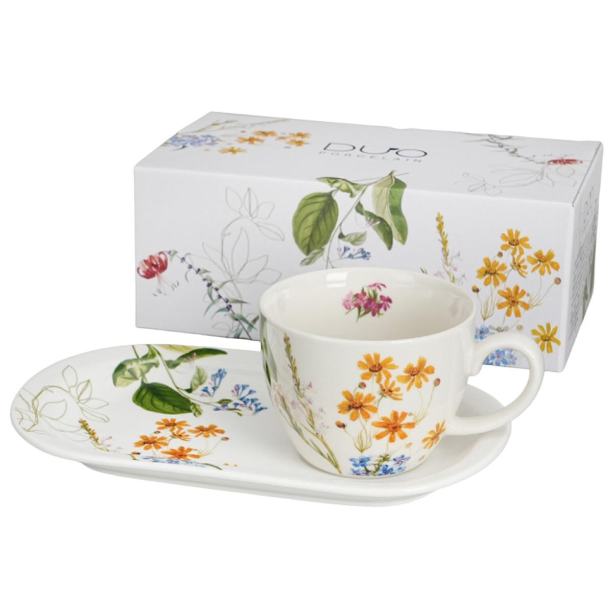 Set šolja i tanjirić COLORS OF NATURE 