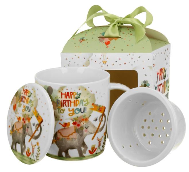 Šolja sa infuzerom HAPPY BIRTHDAY 