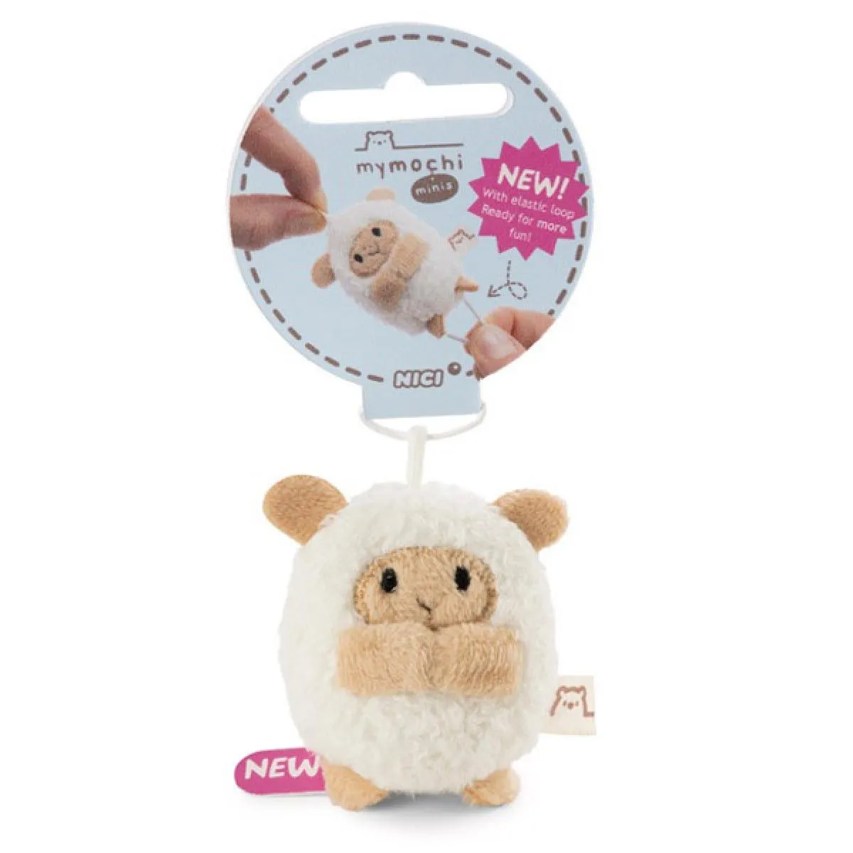 Plišani privezak OVČICA WOOLS 5cm MYMOCHI 