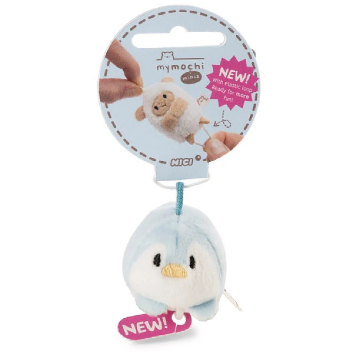 Plišani privezak PINGVIN WADDLE 5cm MYMOCHI 