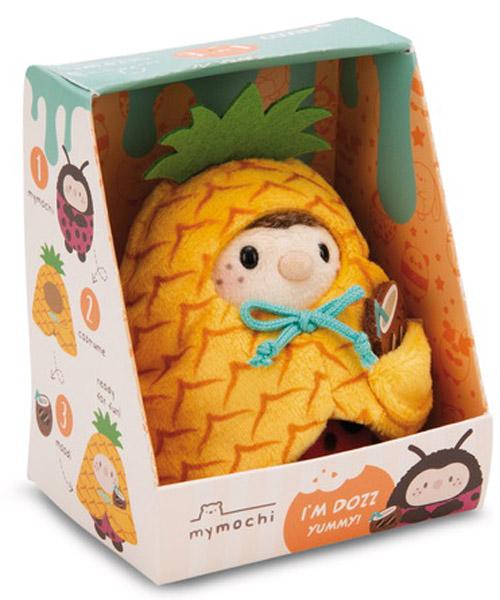 Plišana igračka BUBAMARA DOZZ u kostimu ananasa 10cm MYMOCHI 