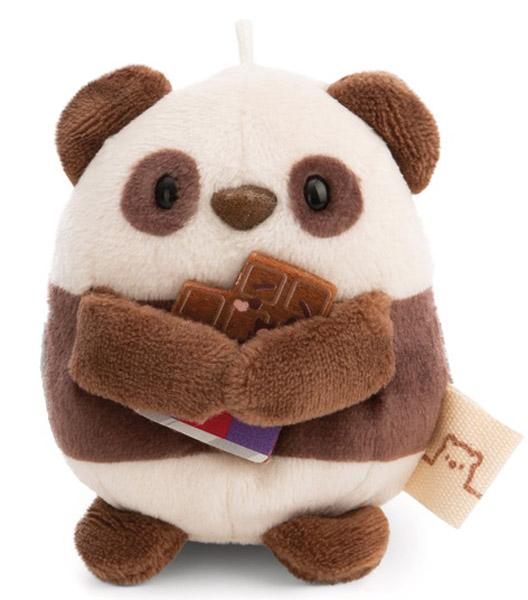 Plišana igračka PANDA KANO u kostimu kokica 10cm MYMOCHI 