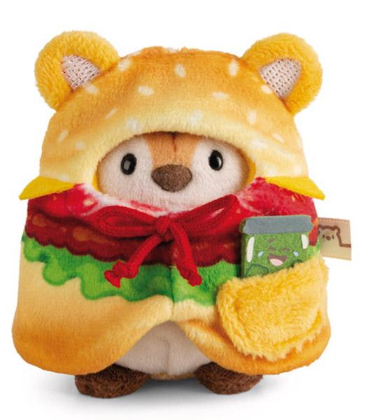 Plišana igračka tigar TIGGY u kostimu hamburgera 8cm MYMOCHI 