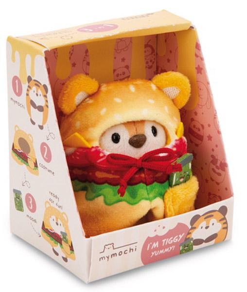 Plišana igračka tigar TIGGY u kostimu hamburgera 8cm MYMOCHI 
