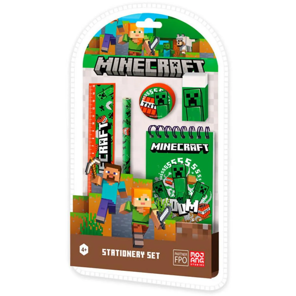 Školski set za pisanje MINECRAFT 