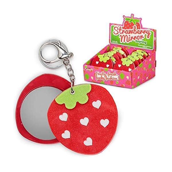 Privezak za ključeve sa ogledalcem JAGODA 