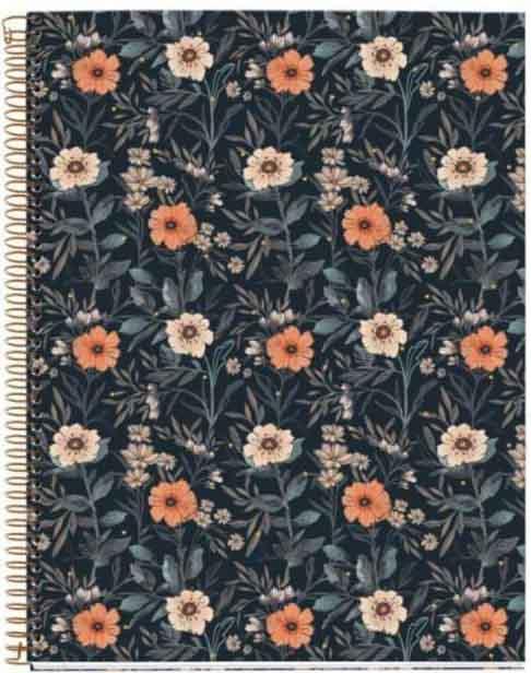 Notes BLOOM BRITISH BLOOM A4 kvadratići 