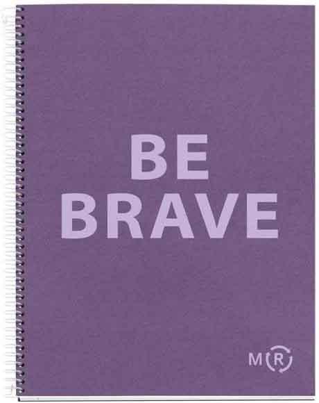 Notes BE BRAVE ECO AMETHYST A4 tačkice 