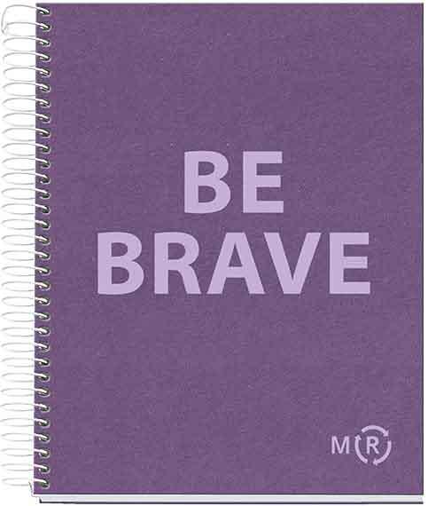 Notes BE BRAVE ECO AMETHYST A5 linije 