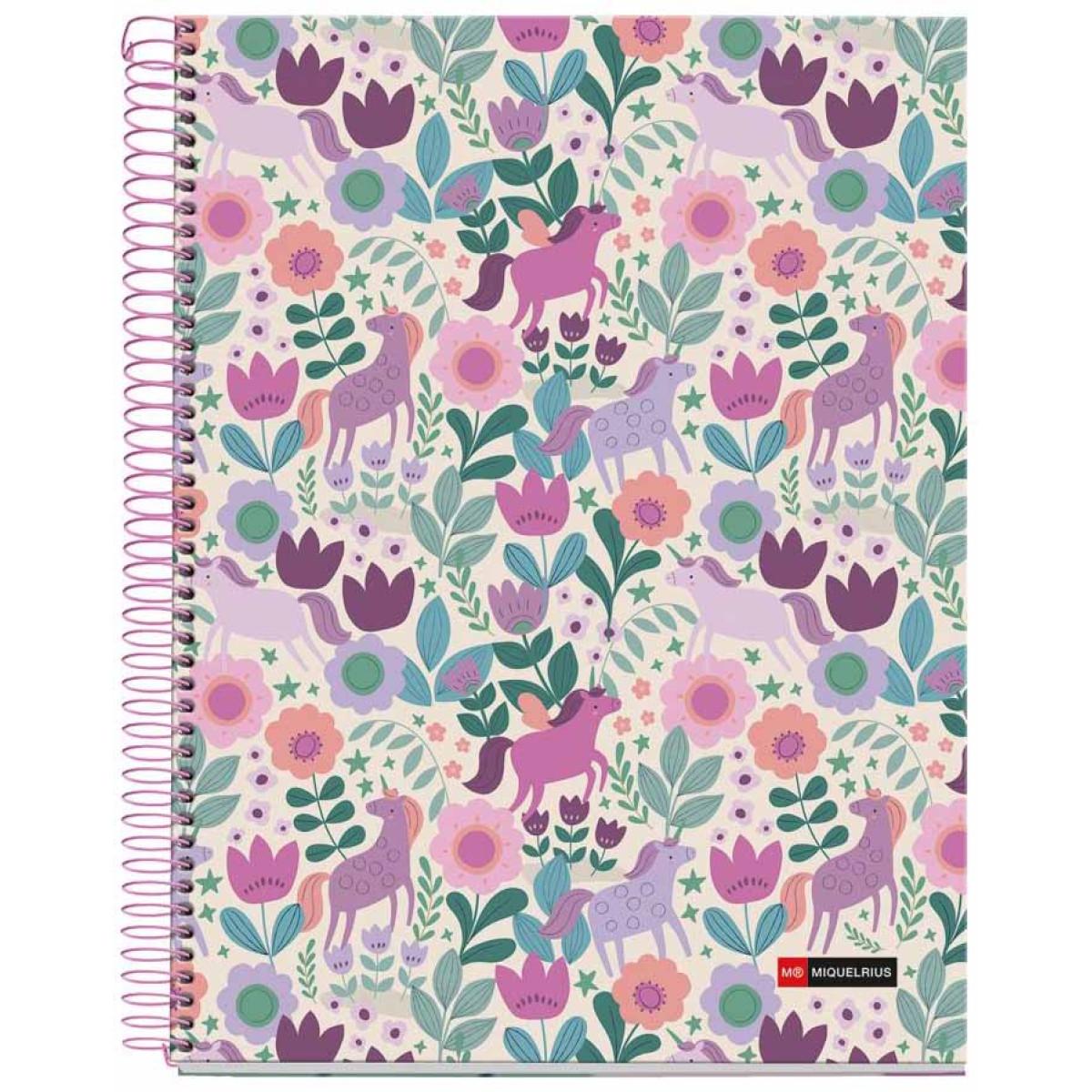 MIQUELRIUS notes A4 MAGIC UNICORN linije 