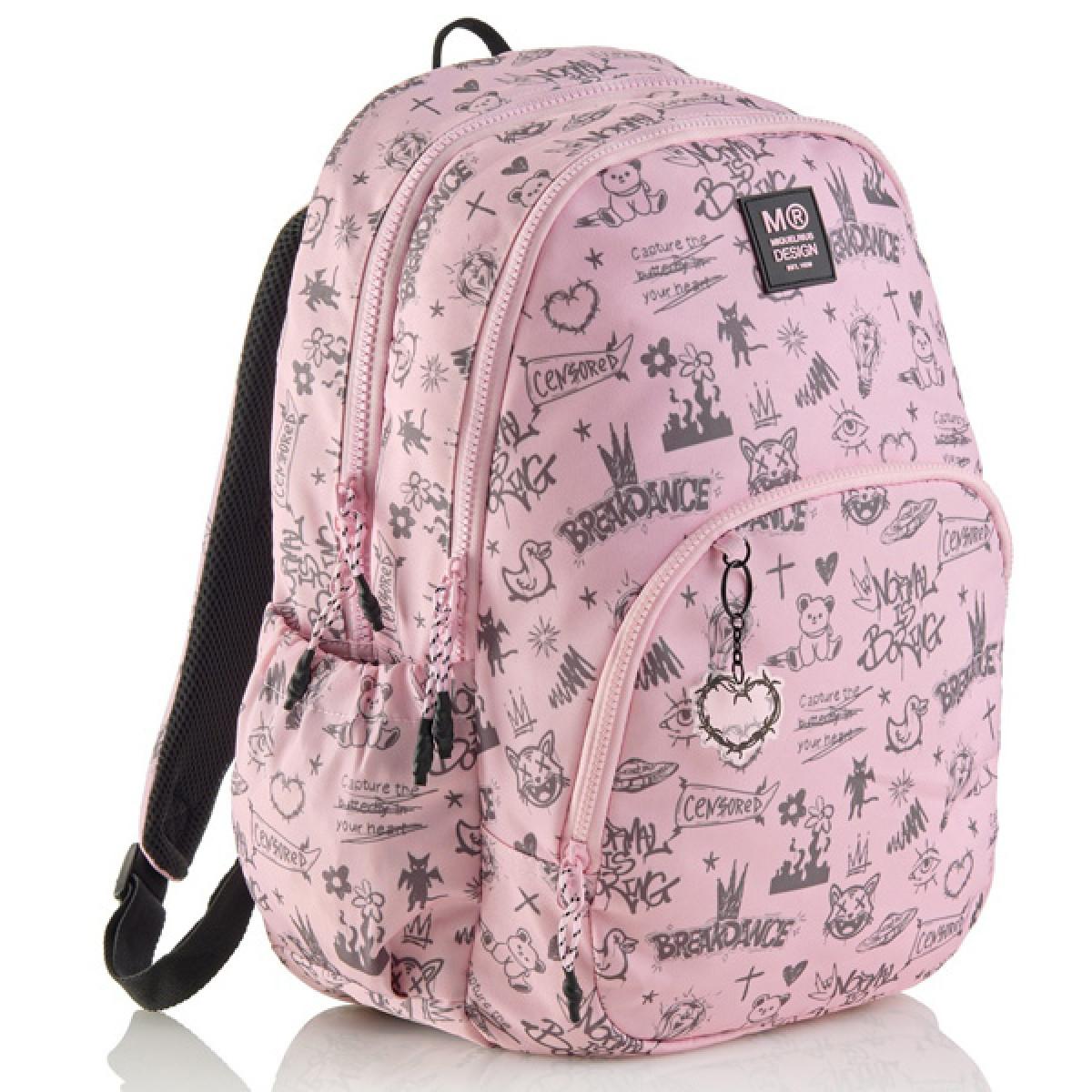 MIQUELRIUS školski ranac NOTBORING PINK 