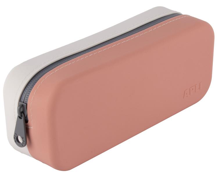 Silikonska pernica GREY/PINK 
