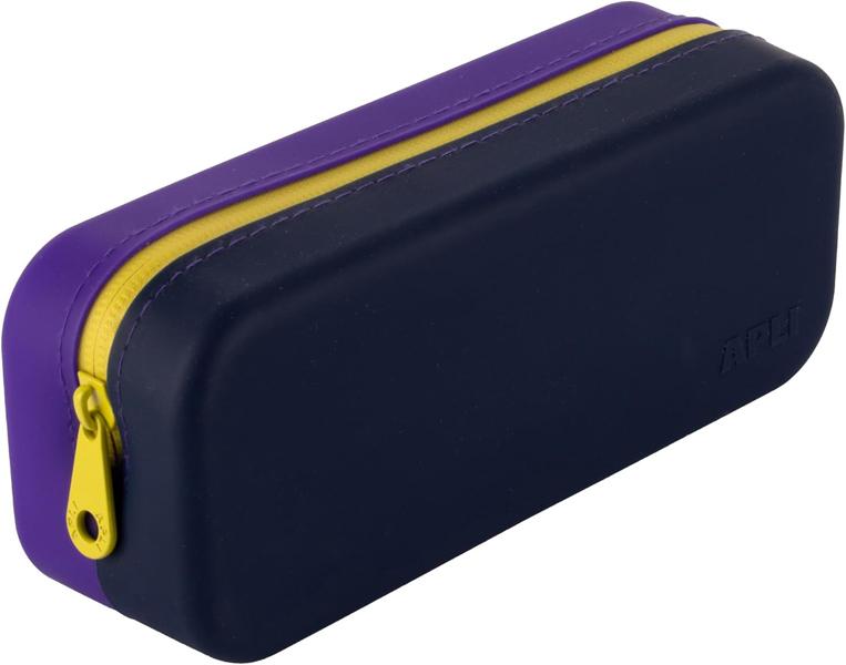 Silikonska pernica BRIGHT LILAC/MARINE 