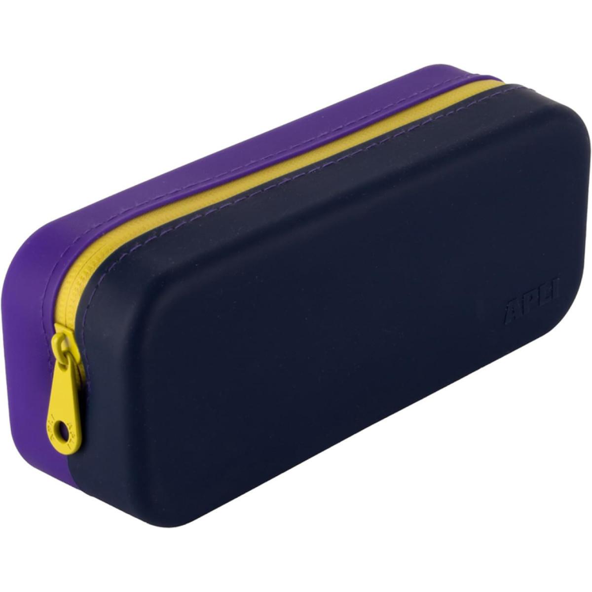 Silikonska pernica BRIGHT LILAC/MARINE 