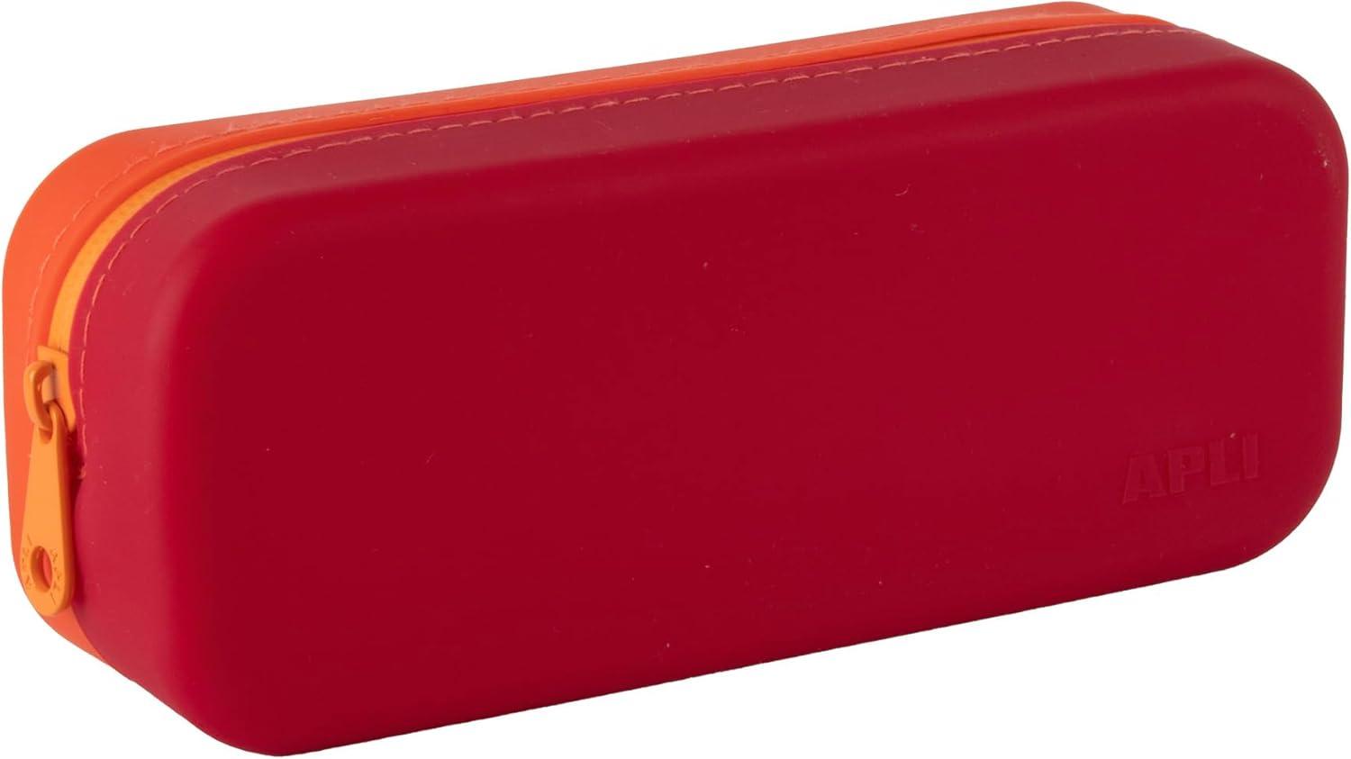 Silikonska pernica BRIGHT ORANGE/RED 