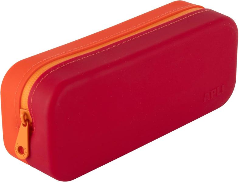 Silikonska pernica BRIGHT ORANGE/RED 