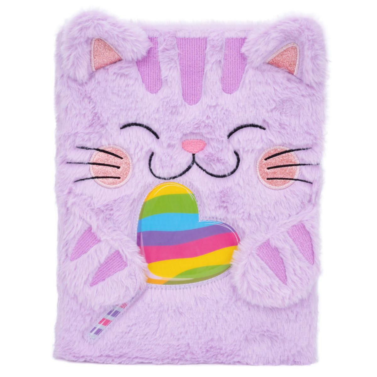 Čupavi notes KRALJICA MACA - ROZE 