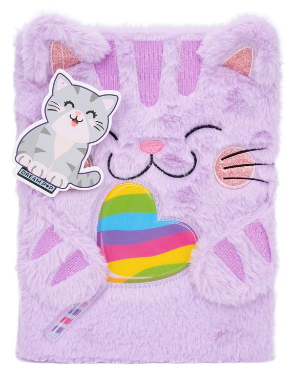 Čupavi notes KRALJICA MACA - ROZE 